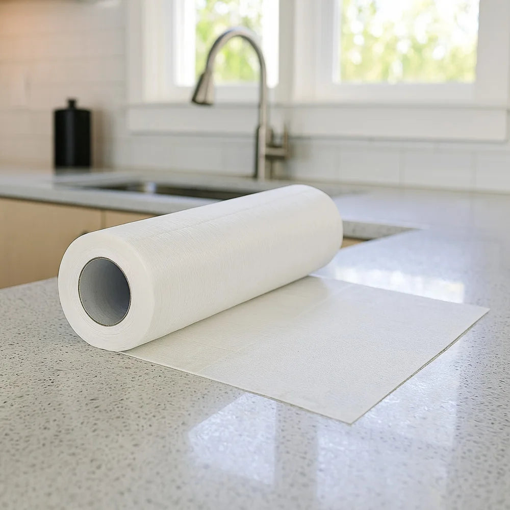 Reusable Bamboo Cloth Roll – 180 Sheets (30s*6PK) Multipurpose Cleaning Towels for Kitchen, Bathroom & Home