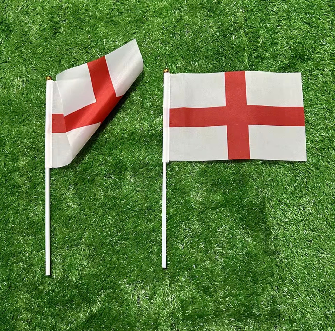 England flag World Cup bundle 2x large flags 1x bunting with 20 flags 2x car flags 10x hand held flags