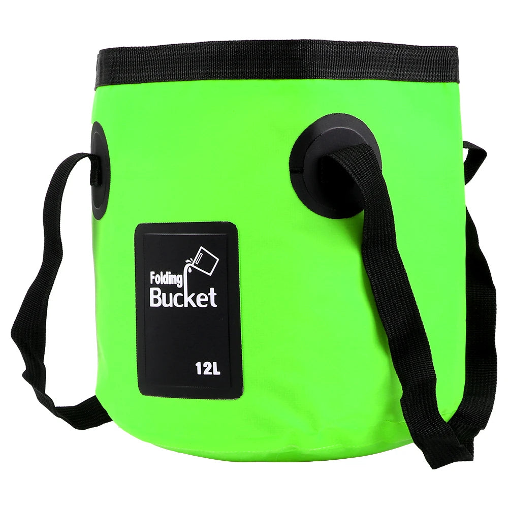 Portable Foldable Water Bucket Multifunction Plumbing Drain Folding Bucket 12L