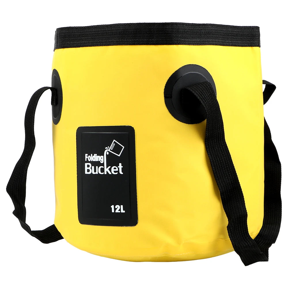 Portable Foldable Water Bucket Multifunction Plumbing Drain Folding Bucket 12L