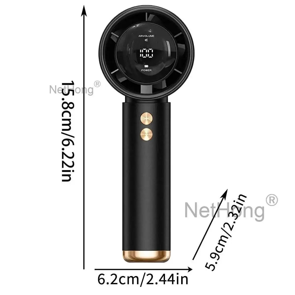 3000Amh Portable 3 Speeds USB Rechargeable Mini Folding Handheld Fan Cooling UK~
