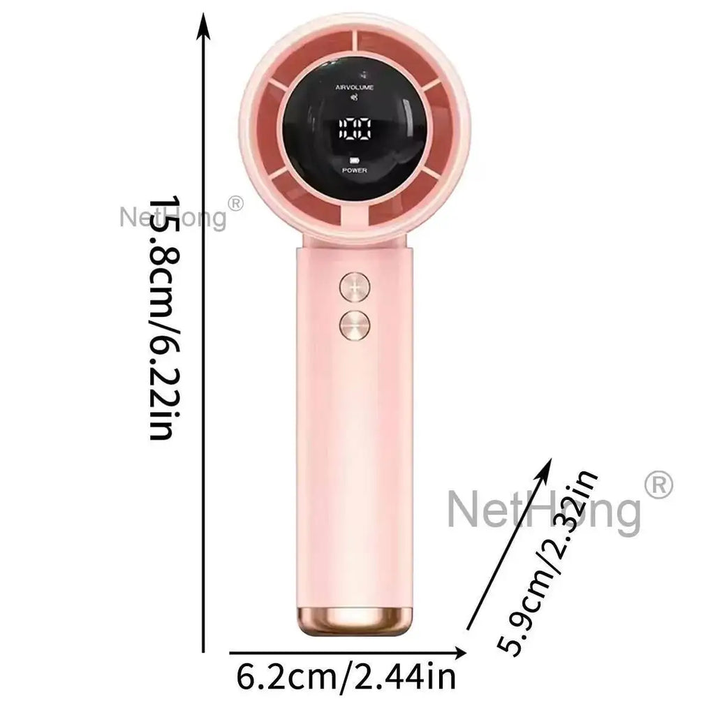 3000Amh Portable 3 Speeds USB Rechargeable Mini Folding Handheld Fan Cooling UK~