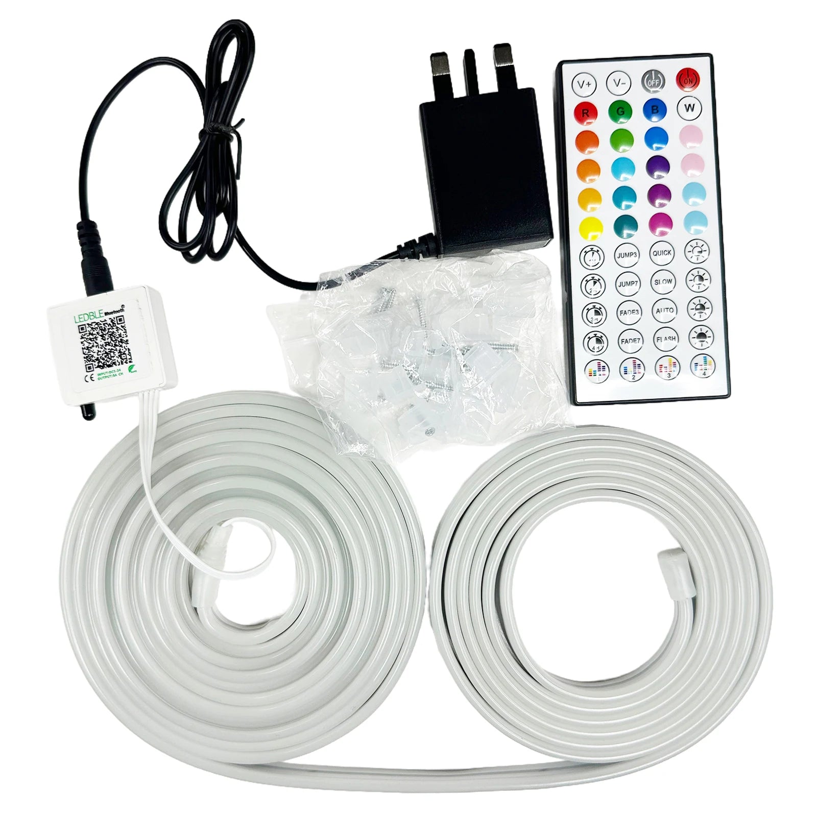 5m Neon LED Strip DIY RGB Rope Light APP Remote Silicone Neon Tape Light Decor