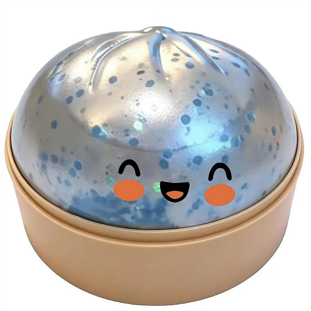 Glitter Dumpling Squeezable Toys Squishy Colorful Glitter Anti Stress Relieve Stress For Children Adults Stress-relieving Toy