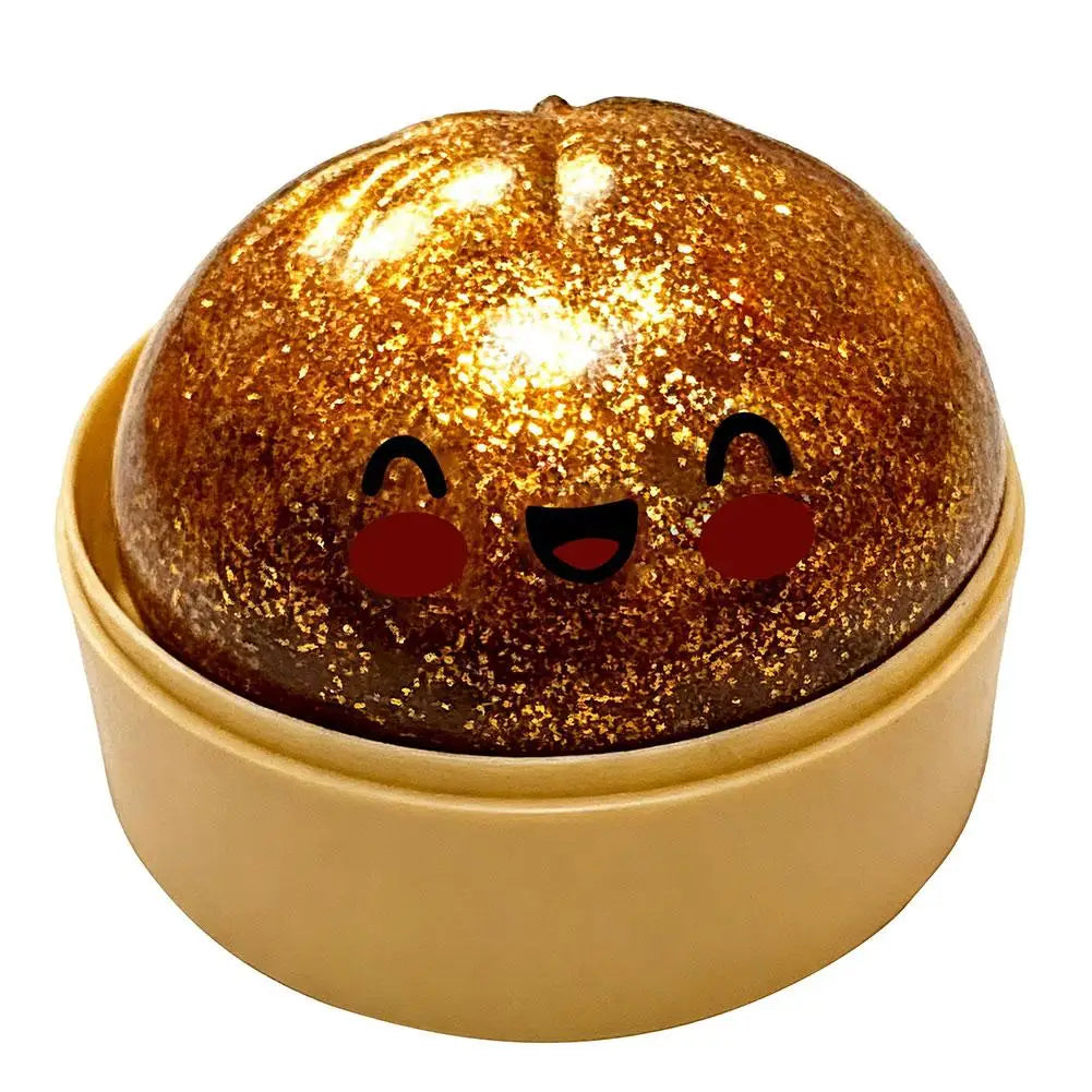 Glitter Dumpling Squeezable Toys Squishy Colorful Glitter Anti Stress Relieve Stress For Children Adults Stress-relieving Toy