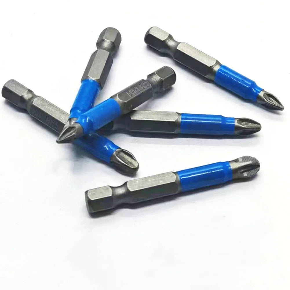 6Pcs Phillips Screwdriver Bit Magnetic Special Driver Switch Electrician Repair Tool FPH2 FPH3 FPZ2 FPZ3 PH1 PH2 PH3 PZ1 PZ3