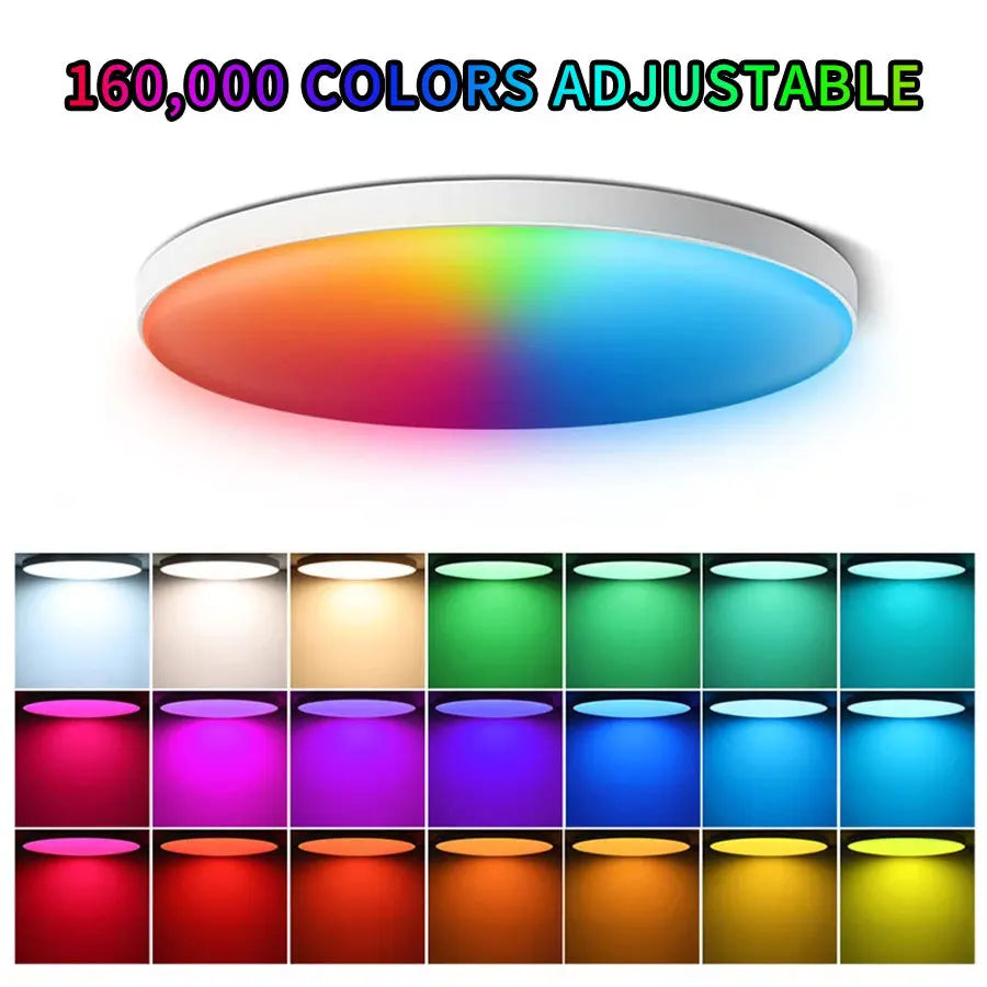 Tuya Smart WiFi Bluetooth LED Ceiling Light AC85-265V 24W RGB WW CW Round Ceiling Lamp Smart life APP Alexa Geogle Voice Control