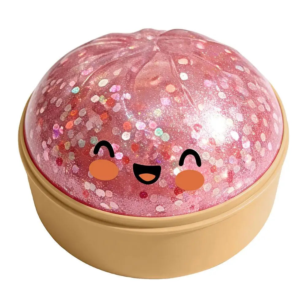 Glitter Dumpling Squeezable Toys Squishy Colorful Glitter Anti Stress Relieve Stress For Children Adults Stress-relieving Toy