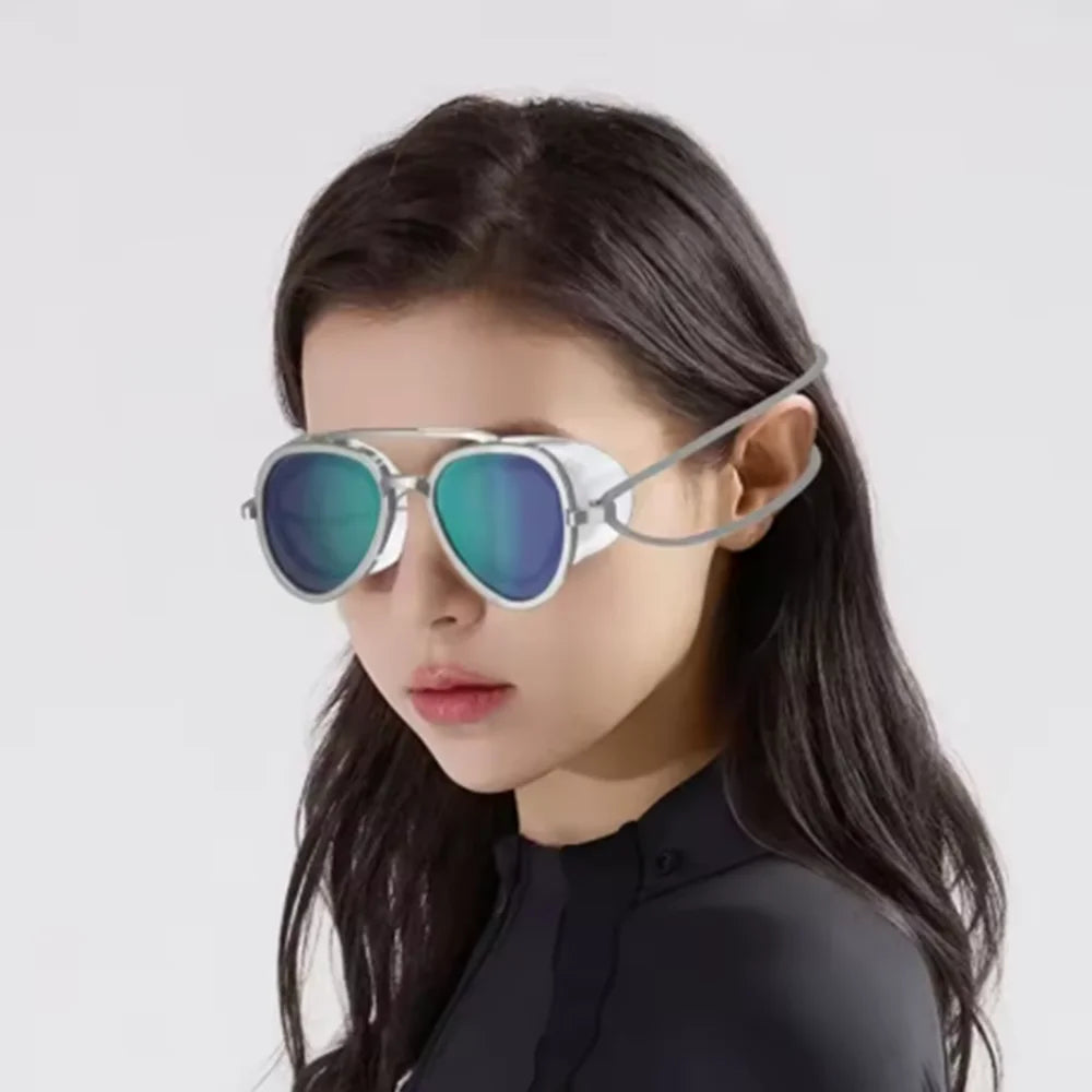 Full-View Anti-Fog Swim Goggl Professional Full Angle Anti Fog Swimming Goggles Swimming Goggles Men Women Retro Goggles