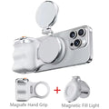 TELESIN Magnetic Phone Camera Shoot Hand Grip Holder Shooting Aid Remote Control Handle for iPhone 17 16 15 14 13 HUAWEI VIVO MI