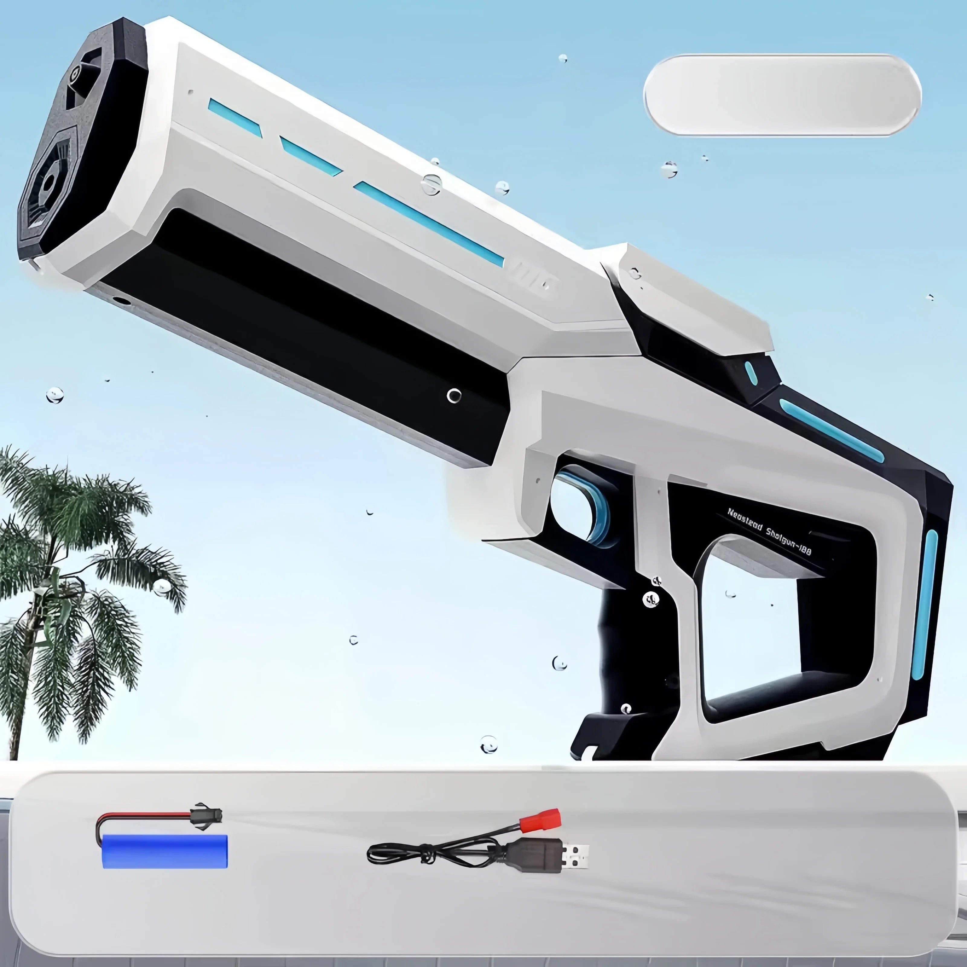 Electric Water Gun for Adults & Kids – Automatic Squirt Blaster Summer Outdoor Toy