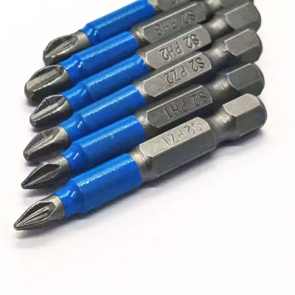 6Pcs Phillips Screwdriver Bit Magnetic Special Driver Switch Electrician Repair Tool FPH2 FPH3 FPZ2 FPZ3 PH1 PH2 PH3 PZ1 PZ3