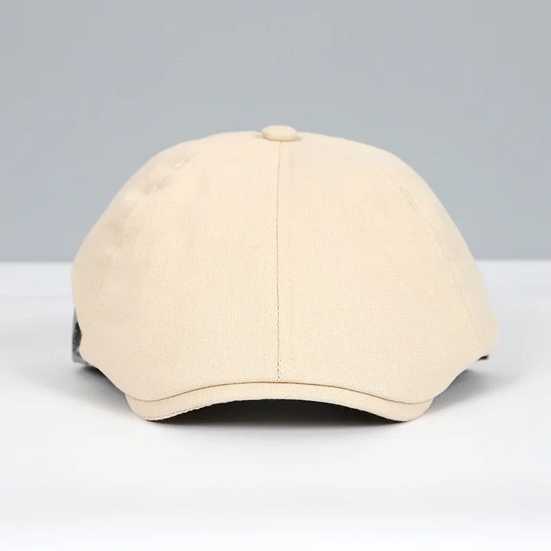 Peaky Blinders Caps Cotton Hats Berets British Western Style Ivy Cap Classic Winter Woman Vintage Linen Beret