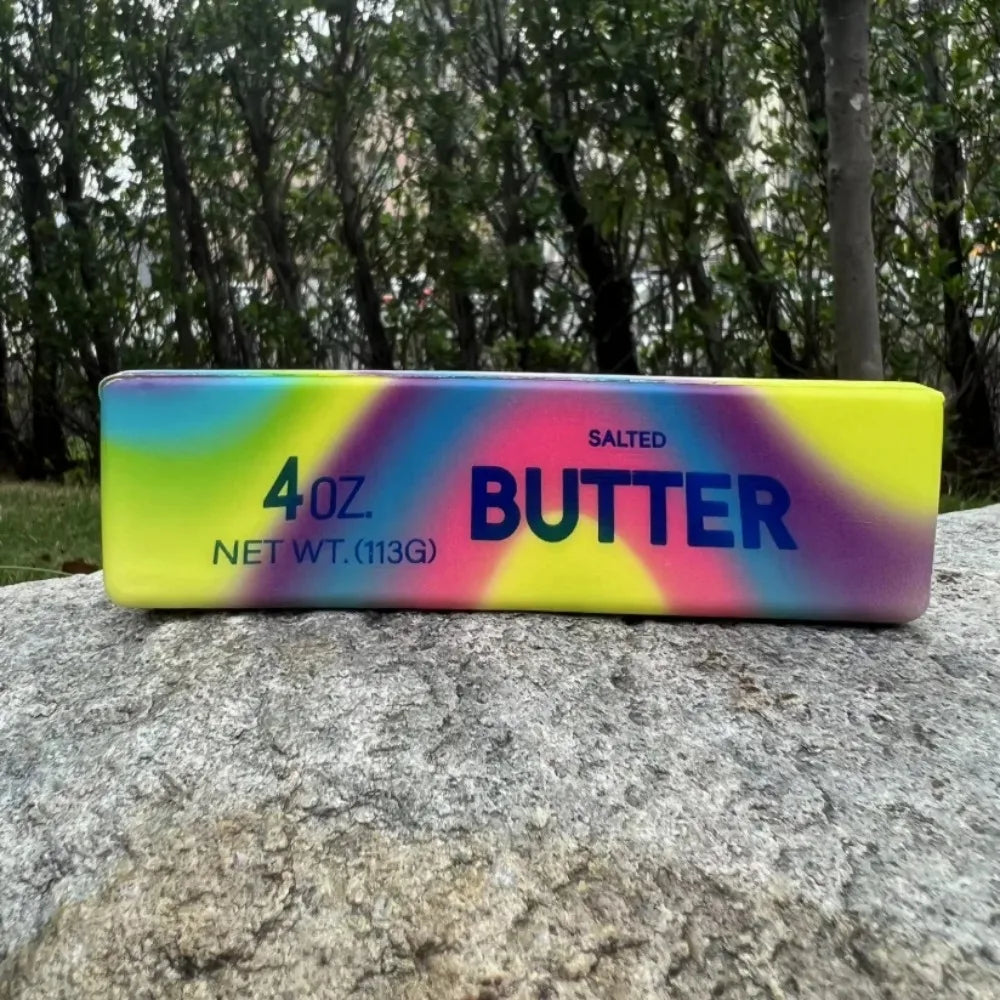 Colorful Squishy Butter Stick Soft Slow Rebound Squeeze Toy Decompression Anxiety Relief Fidget Toy for Adults Kids