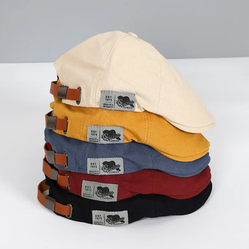 Peaky Blinders Caps Cotton Hats Berets British Western Style Ivy Cap Classic Winter Woman Vintage Linen Beret