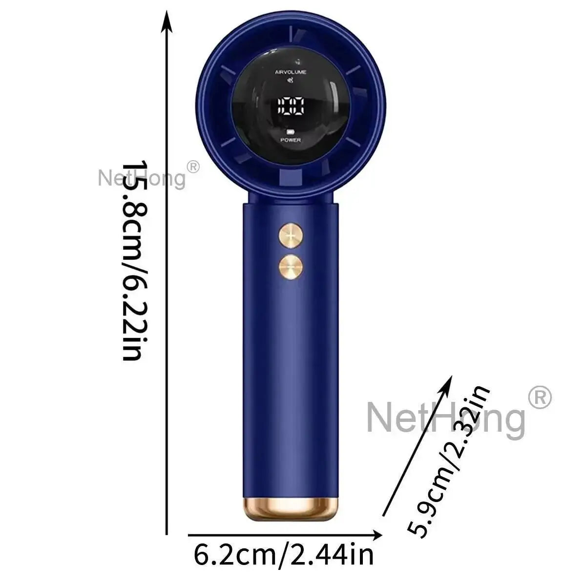 3000Amh Portable 3 Speeds USB Rechargeable Mini Folding Handheld Fan Cooling UK~