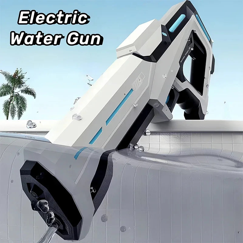Electric Water Gun for Adults & Kids – Automatic Squirt Blaster Summer Outdoor Toy