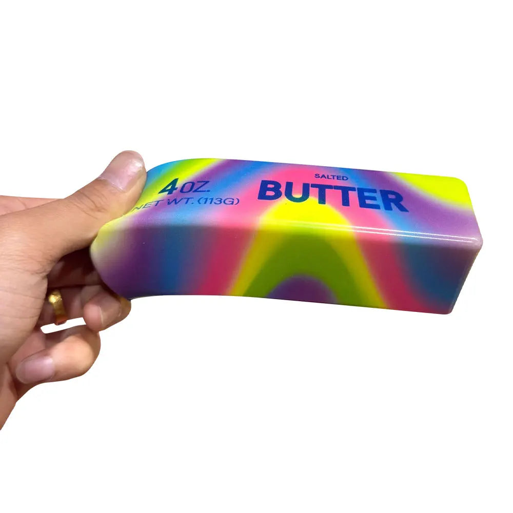 Colorful Squishy Butter Stick Soft Slow Rebound Squeeze Toy Decompression Anxiety Relief Fidget Toy for Adults Kids